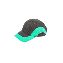 Каскетка защитная В-CAP (черно-зеленая)