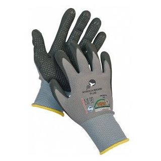 Рукавички покриті нітрилом NYROCA MAXIM DOTS